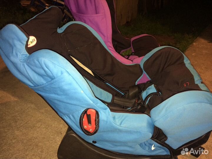Детская автолюлька автокресло 2в1 с 0-36 бустер