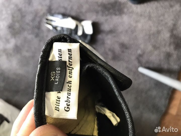 Перчатки кожанные FLM