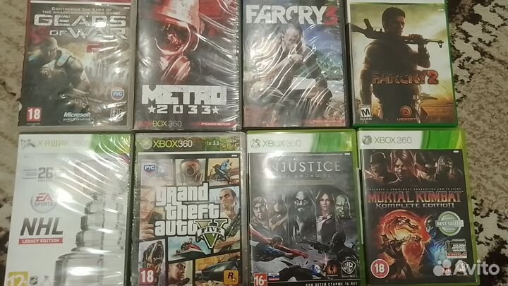 Диски на xbox 360