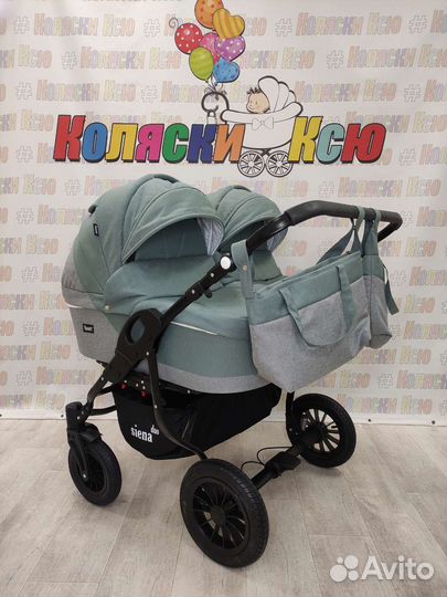Коляска модульная для двойни Rant Siena Duo
