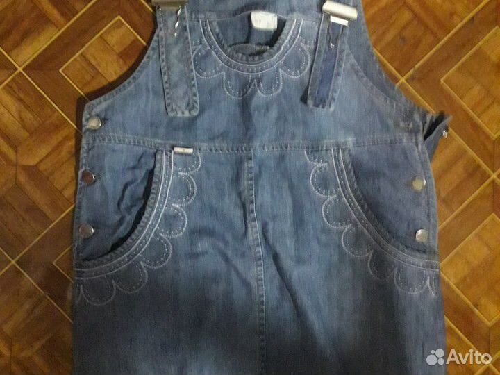 Сарафан джинсовый