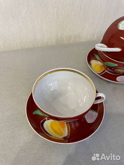 Чайная пара фарфор Дулево