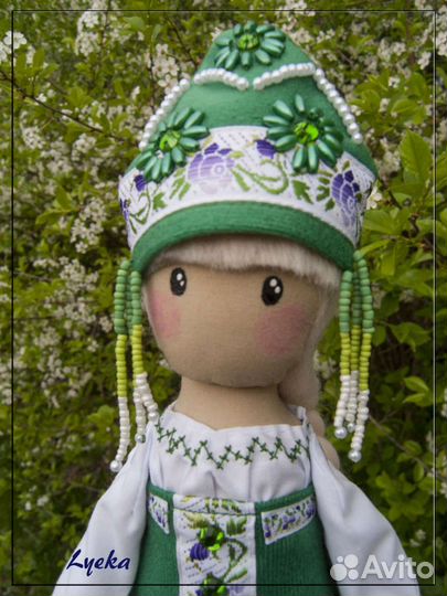 Кукла народная Прасковья