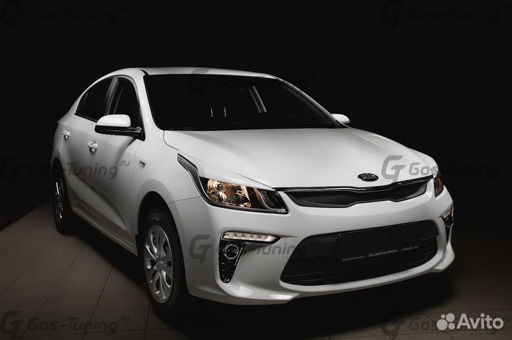 Реснички передние широкие на Kia Rio 4