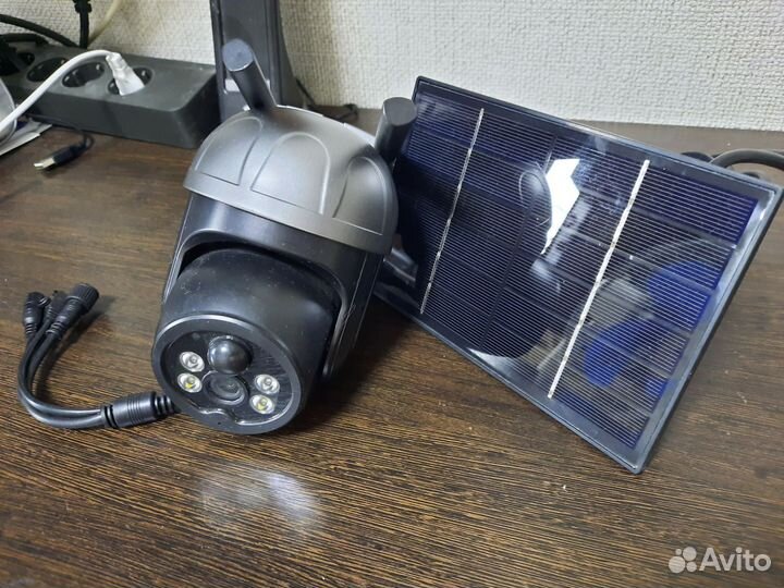 Видеокамера уличная 4G с солнечной батареей