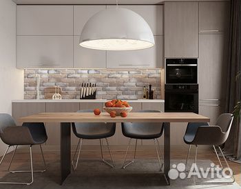 Кухонный фартук из пластика