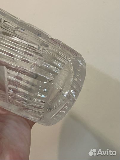 Ваза для цветов хрустальная СССР