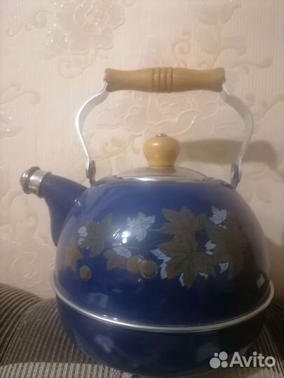 Чайник со свистком новый СССР и Кофейный набор