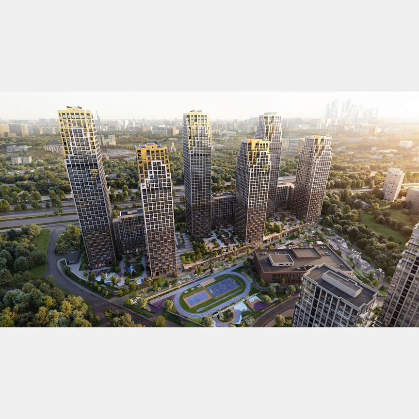 2-к. квартира, 72,3 м², 26/40 эт.