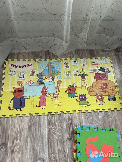 Мягкий коврик пазл