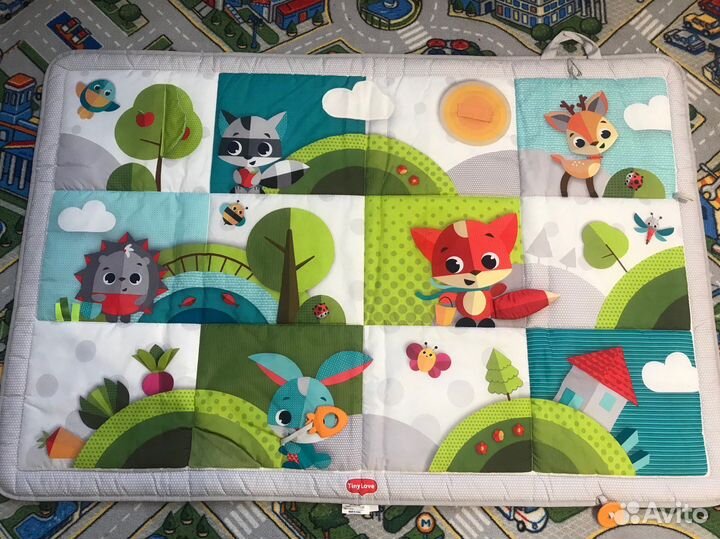Развивающий коврик tiny love солнечная полянка