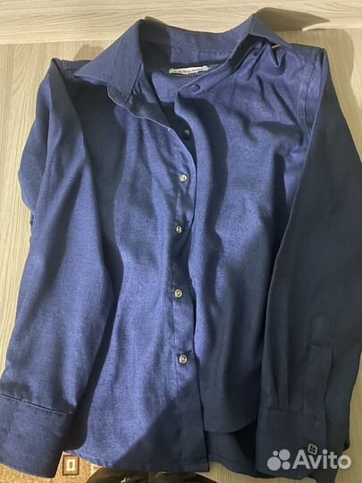 Рубашка для мальчика школьная 128