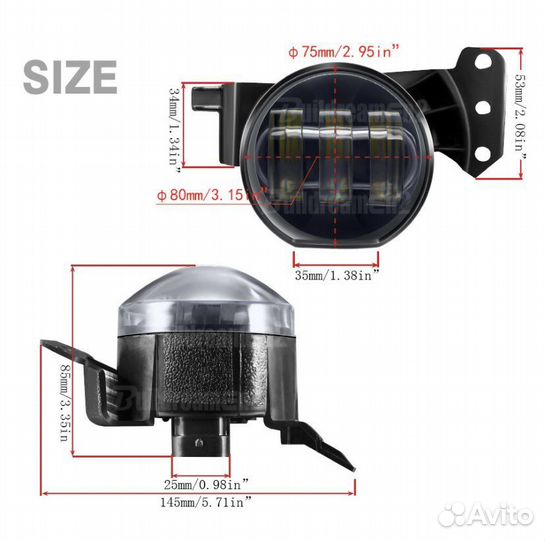 BMW e60 противотуманные фары