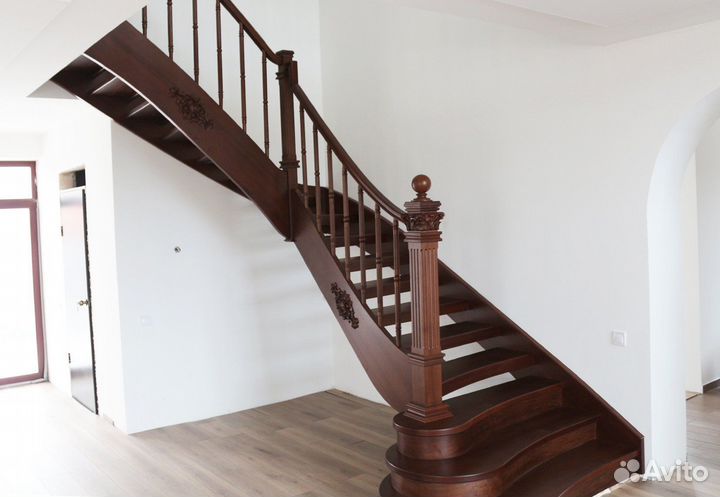 Лестница из дуба