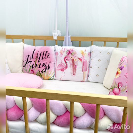 Бортики в детскую кроватку новые