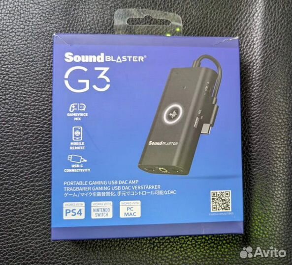 Звуковая карта Sound blaster G3