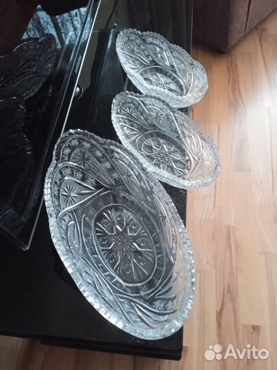 Салатники хрусталь набор