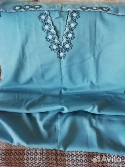 Купон на платье из льна, времен СССР