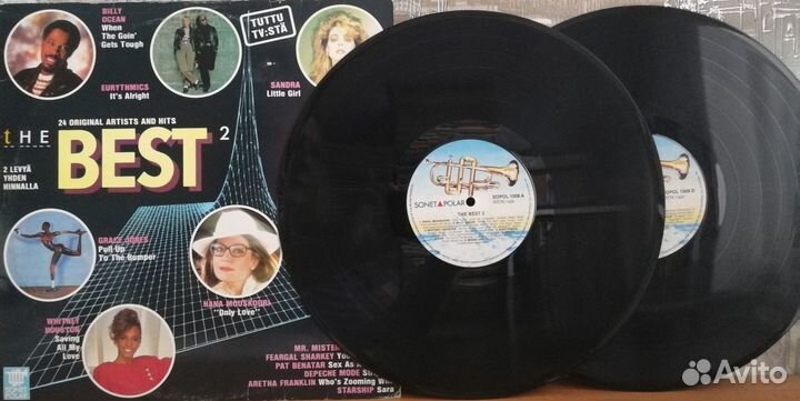 Сборник: Sandra, Secret Service, Billy Idol / 2 LP