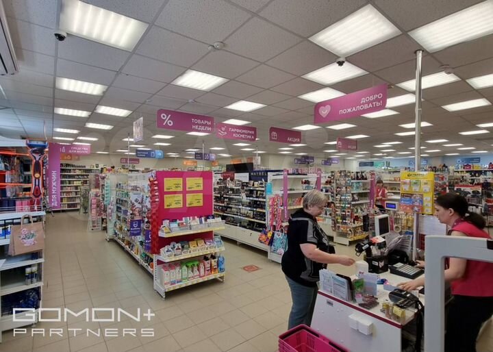 Торговый центр Магнит + Магнит Косметик 1050 м²