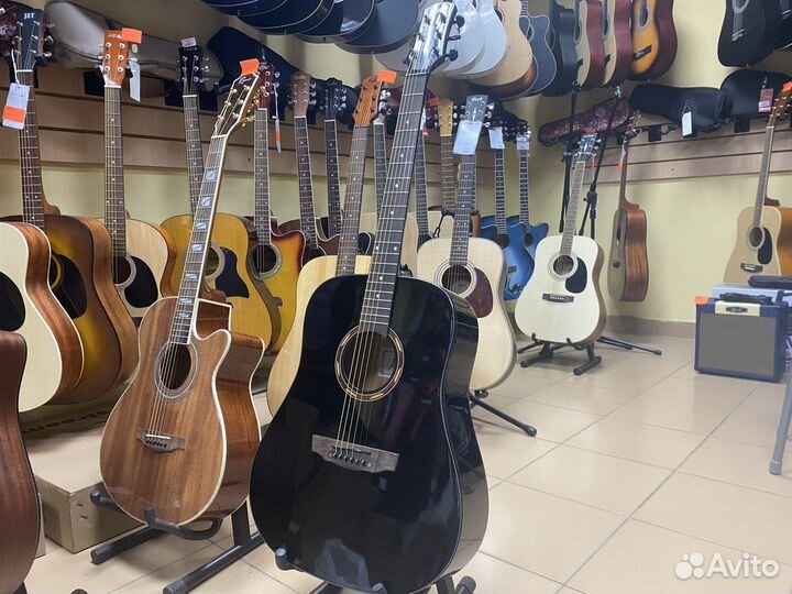 Акустическая гитара Flight D130 BK