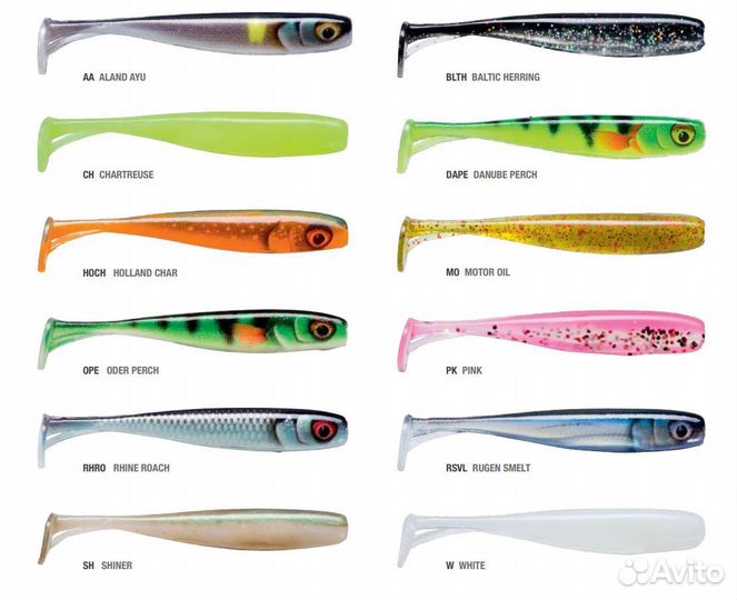 Мягкая приманка storm Tock Minnow 03/hoch(5шт/уп)