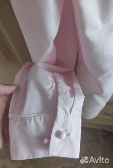 Блузка рубашка школьная для девочки 146-152