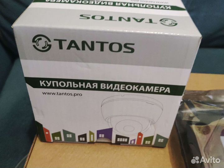 Камера Tantos видеонаблюдения в комплекте