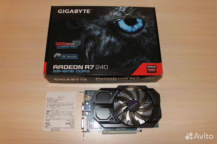 Видеокарта r7 240 2Gb