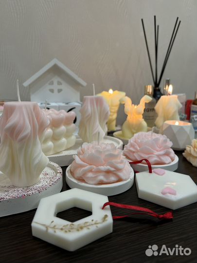 Ароматизированные свечи ручной работы