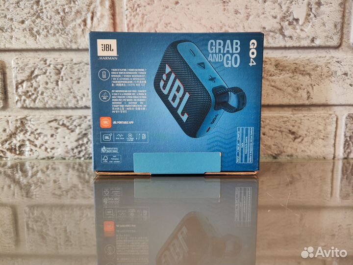 Колонка JBL Go 4 (Синий) Оригинал