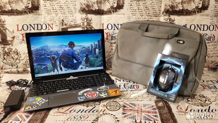 Игровой Toshiba i5/8GB/GT740M2GB/SSD128GB+HDD500GB