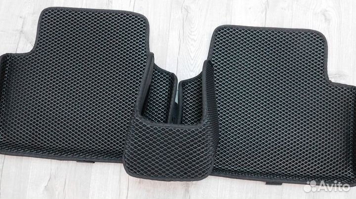 Eva коврики с бортами октавиа а7