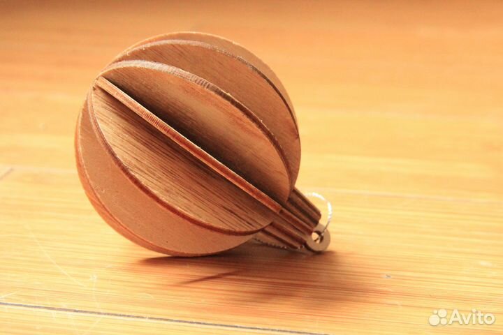 Елочные деревянные игрушки