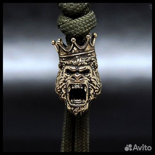 Бусина для паракорда Кинг Конг, бусина для ножа