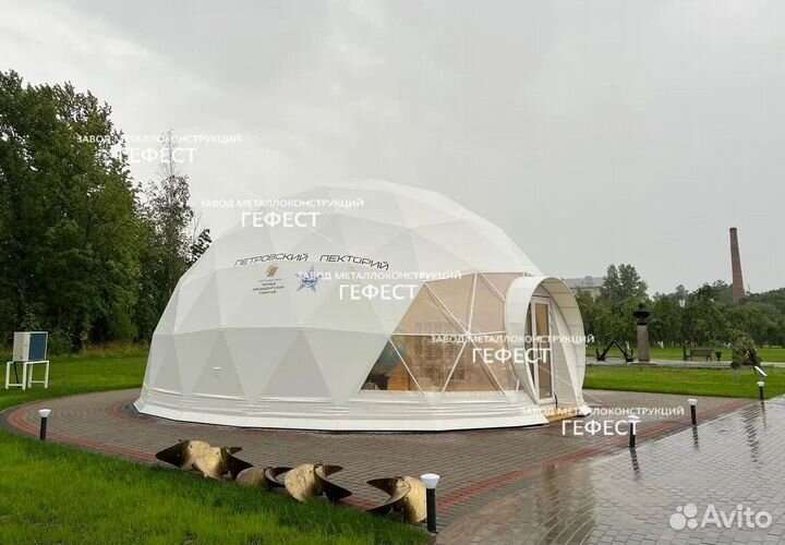 Геокупол, производство глэмпинг шатров площадь 112