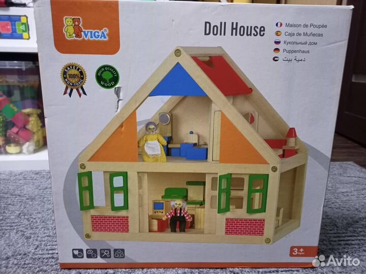 Кукольный домик viga (дерево)