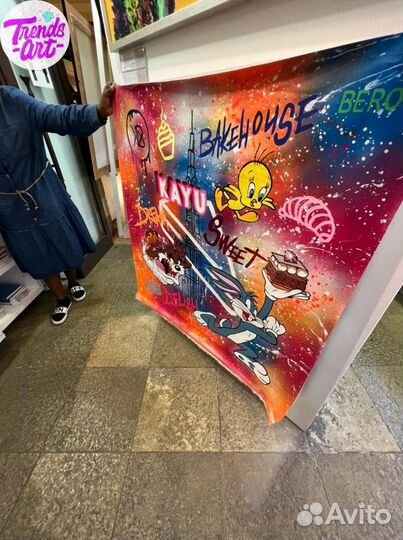 Современное искусство картины купить поп стрит арт