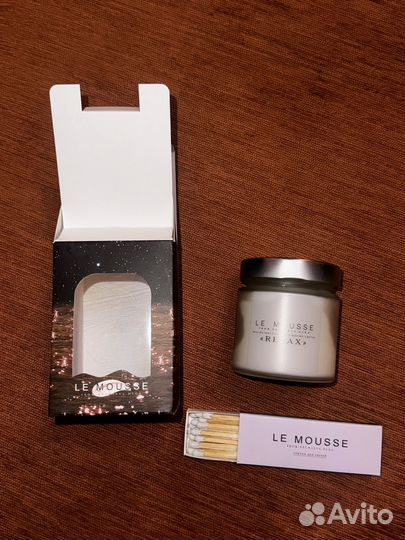 Массажное масло в форме свечи Le mousse