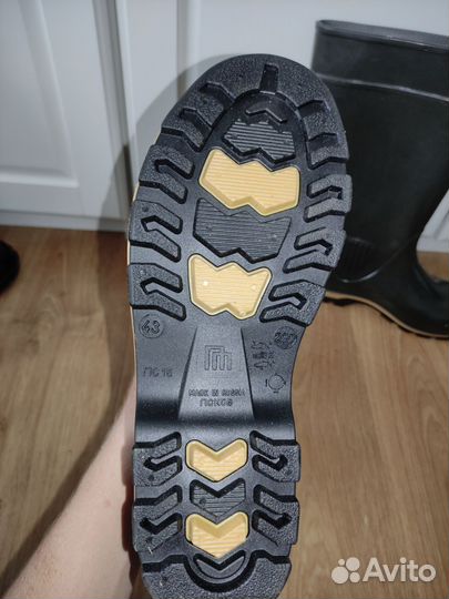 Сапоги резиновые мужские 43р