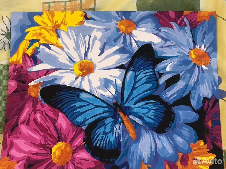 Картины по номерам раскрашенная