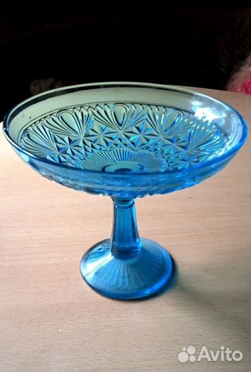 Ваза, купоросное стекло, зав. Свердлова