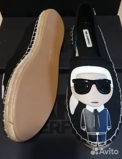 Эспадрильи, слипоны karl lagerfeld новые 37