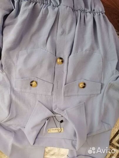 Комбез голубой