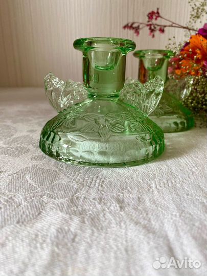 Антикварный набор для туалетного столика