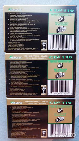 Компакт кассеты Memorex CD2 110