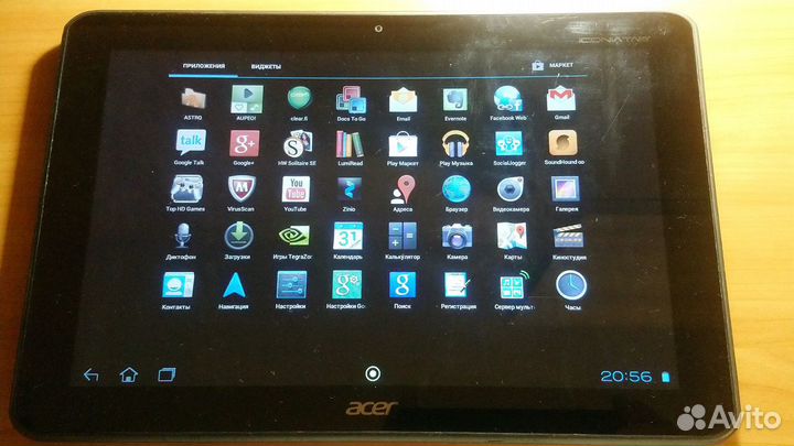 Планшет Acer Iconia Tab A200