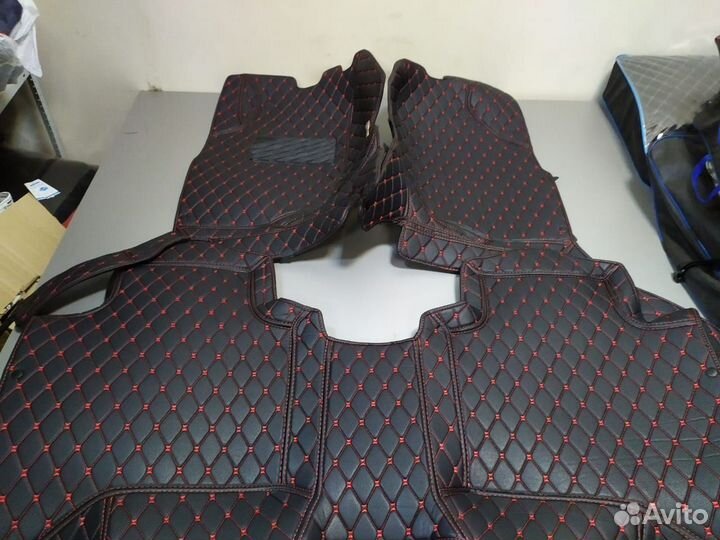 3D Коврики Audi Q7 из Экокожи