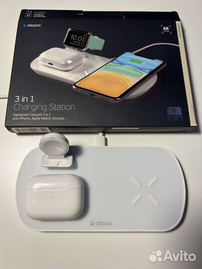 Беспроводная зарядка 3in1 iPhone