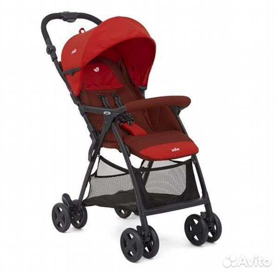 Прогулочная коляска Joie Aerie lite красная